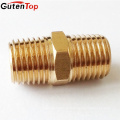 GutenTop High Quality NPT oder BSP Adapter Messing Hex Nippel Fitting mit 1/4 Zoll Außengewinde